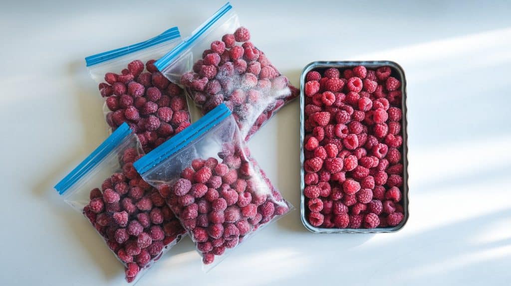 how to freeze raspberries