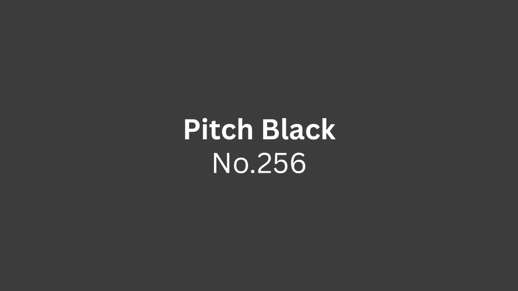 pitch-black