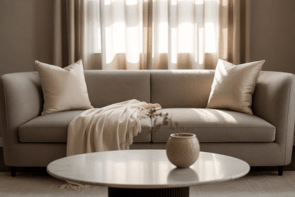 what color coffee table with grey couch