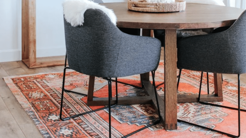 Square Rug Under Round Table: Complete Sizing and Style Guide