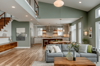 gray green open plan room jpg