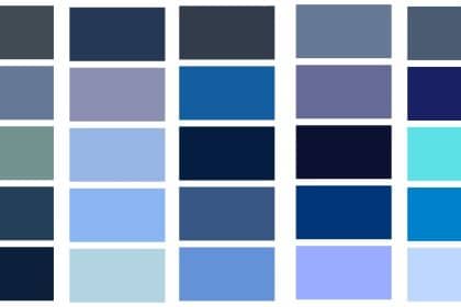 trending blue paint colors 2025