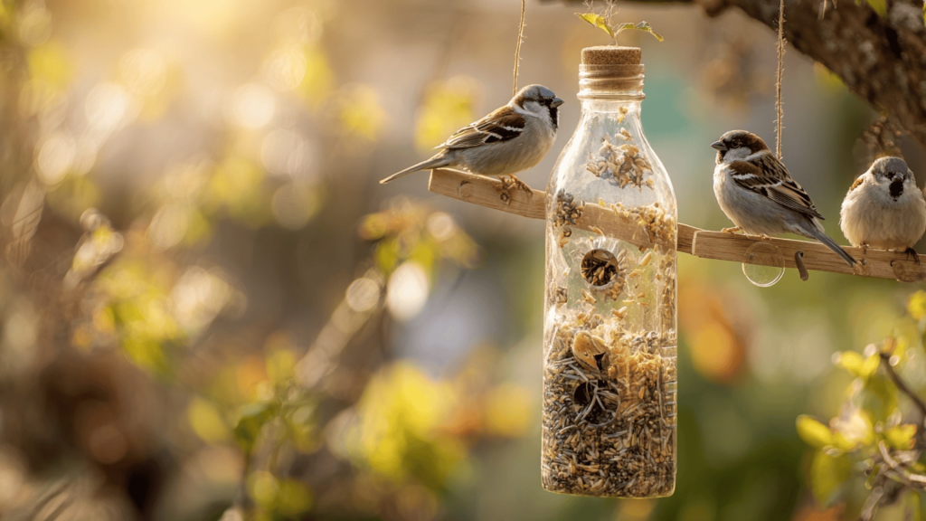 Bottle Bird Feeder