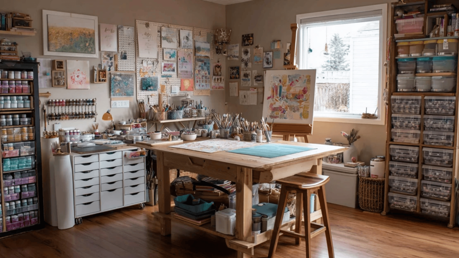 23 She Shed Interior - HelpWithDIY