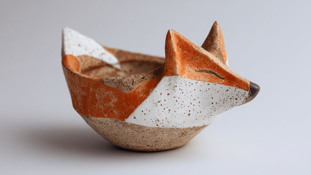 Fox Pinch Pot