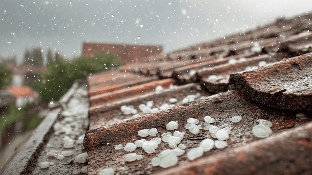 Hail Damage to Roof