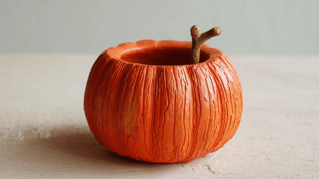 Pumpkin Pinch Pot