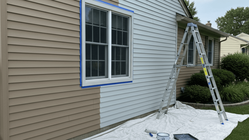 can you paint vinyl siding