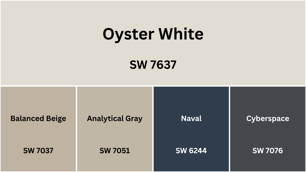 oyster white pairings