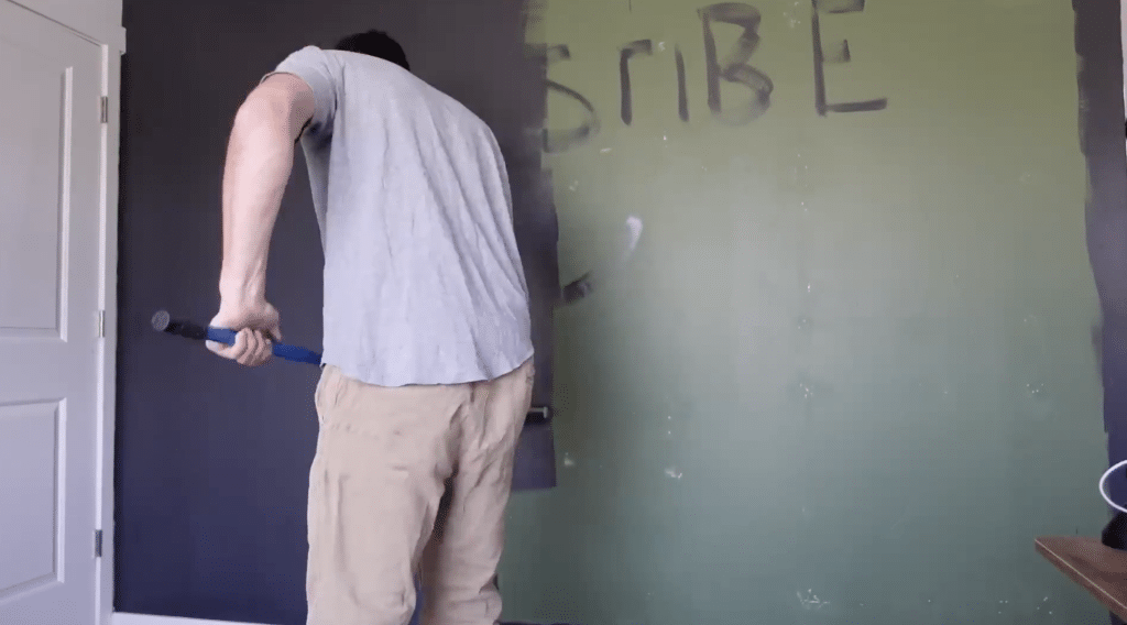 step 2 paint the wall