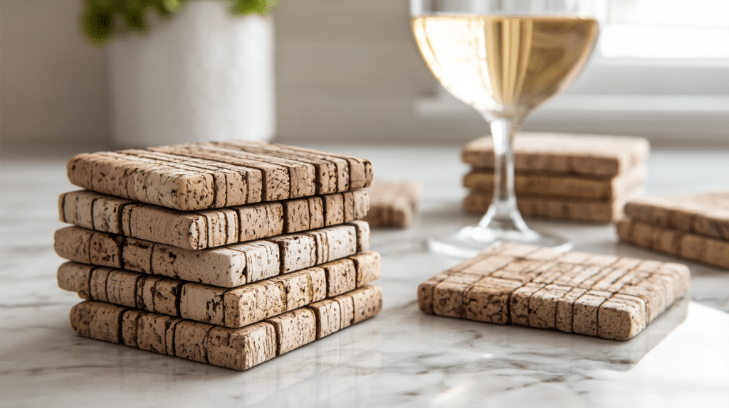 wine cork coaster