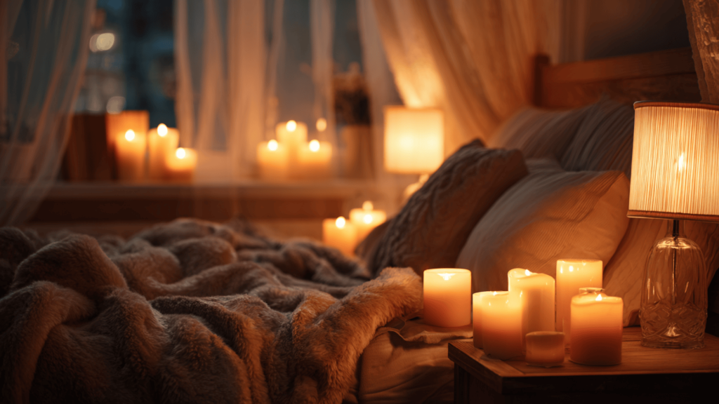 Candles and Diffused Lamps