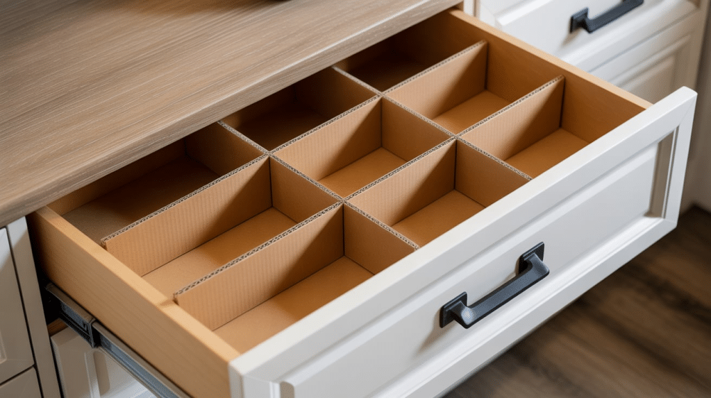 DIY drawer divider