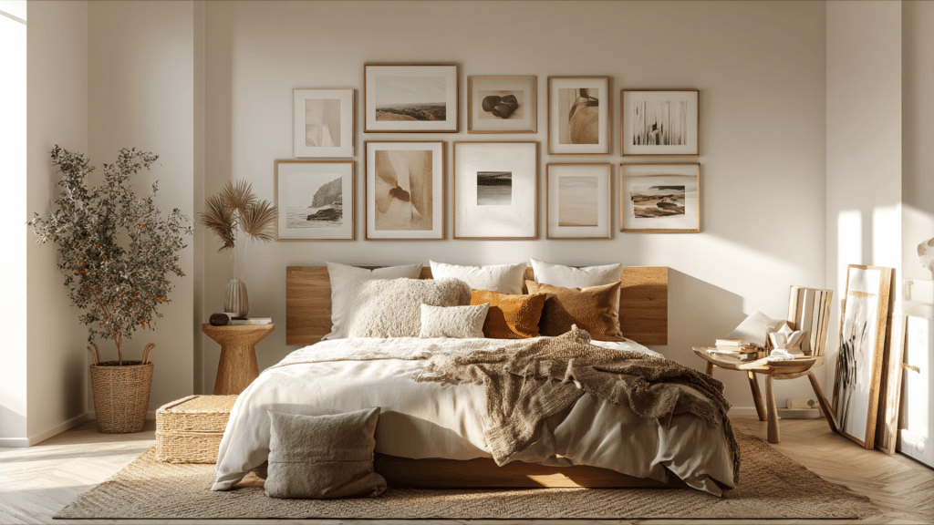 Gallery Wall with Stylish Prints