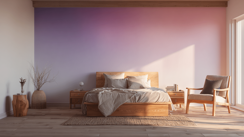 Gradient Wall Painting