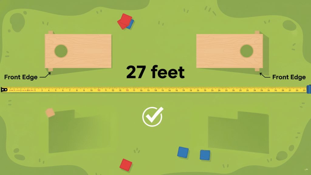 How to Measure the Cornhole Board Distance Accurately