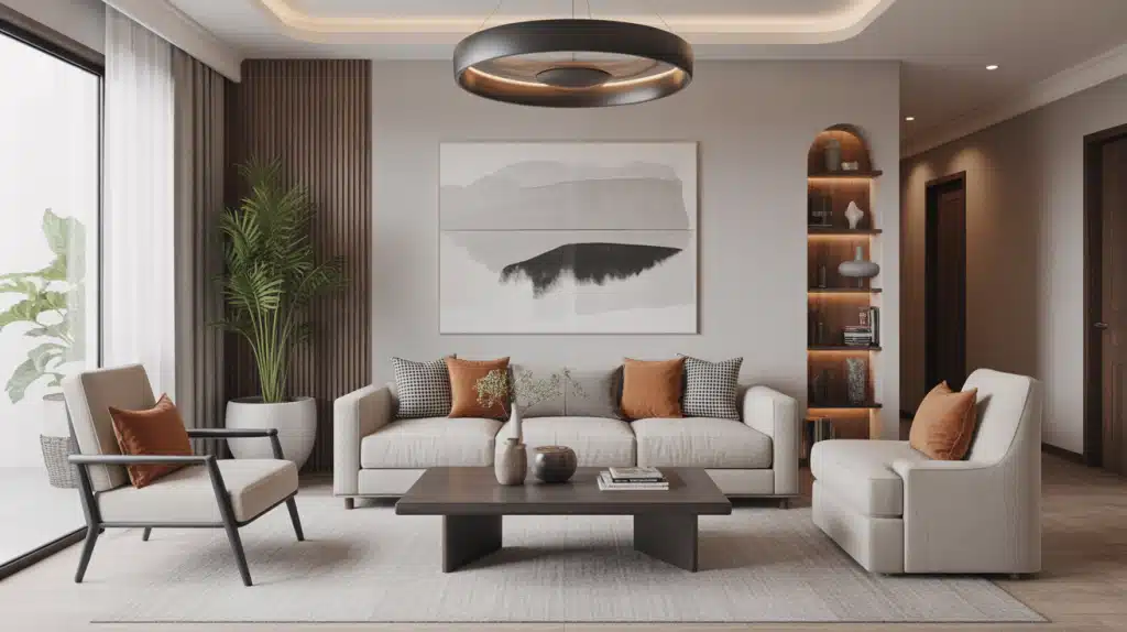 Modern Balanced Living Room