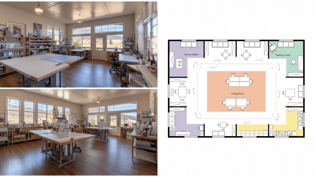 Multi-Zone Craft Layout