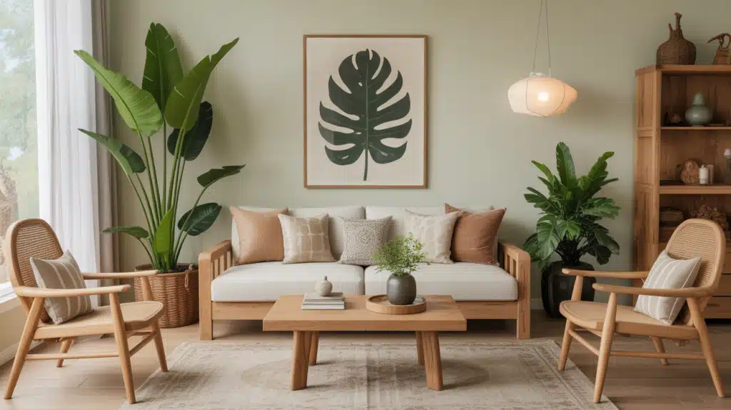 Nature Inspired Living Room