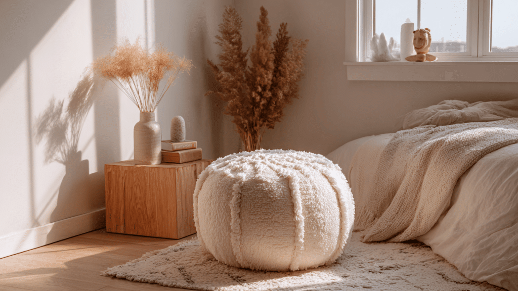 Statement Chairs or Poufs