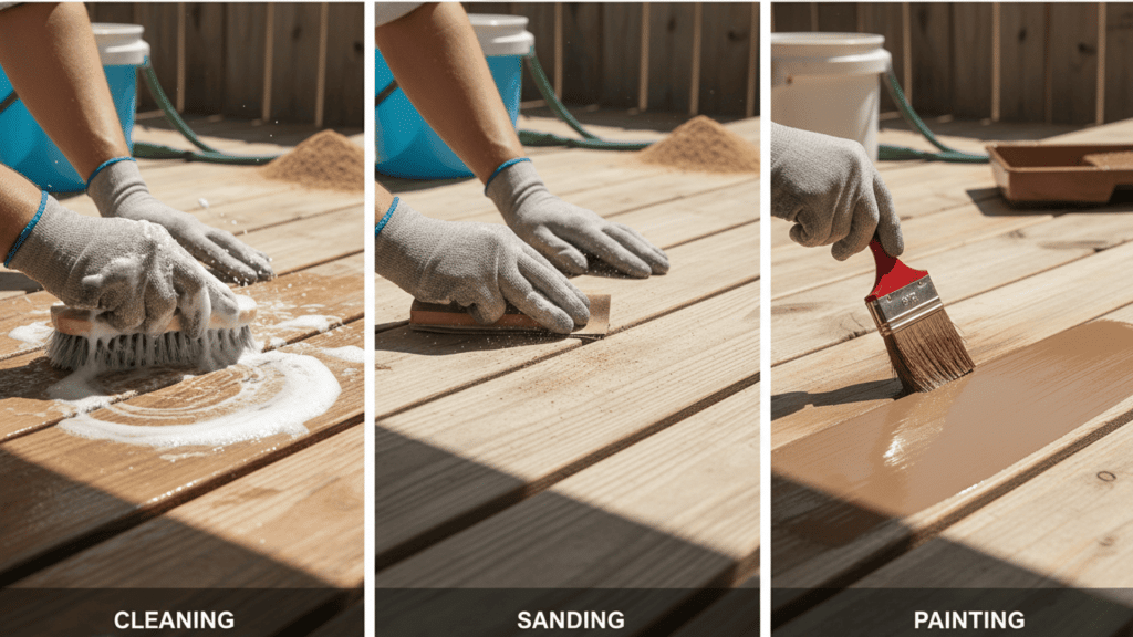 Step by Step Guide to Painting Treated Wood
