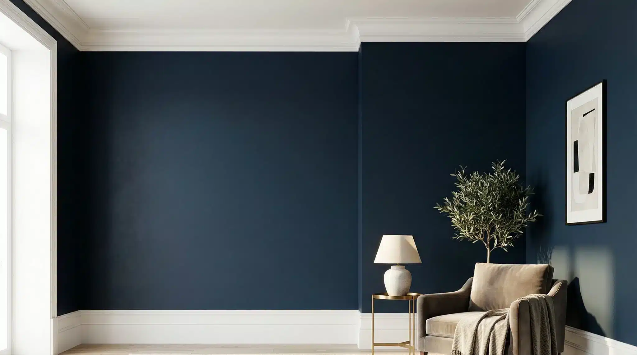 best white trim deep blue walls navy paint scaled.jpg