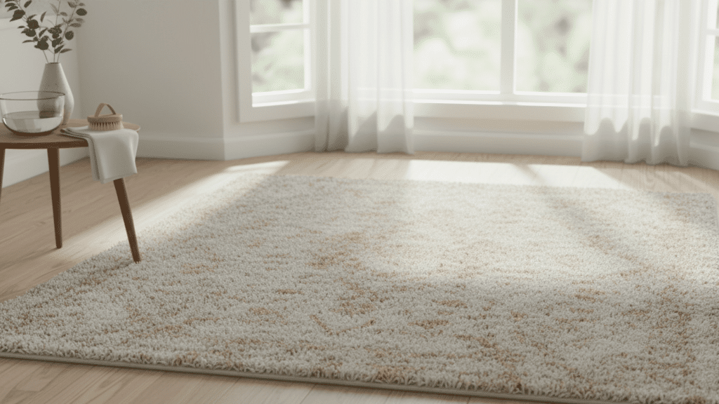 how to clean rug