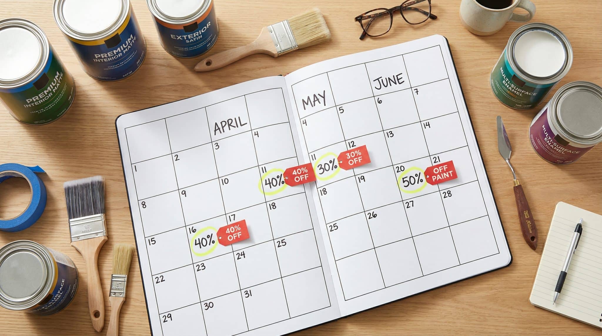 Paint Sales Calendar