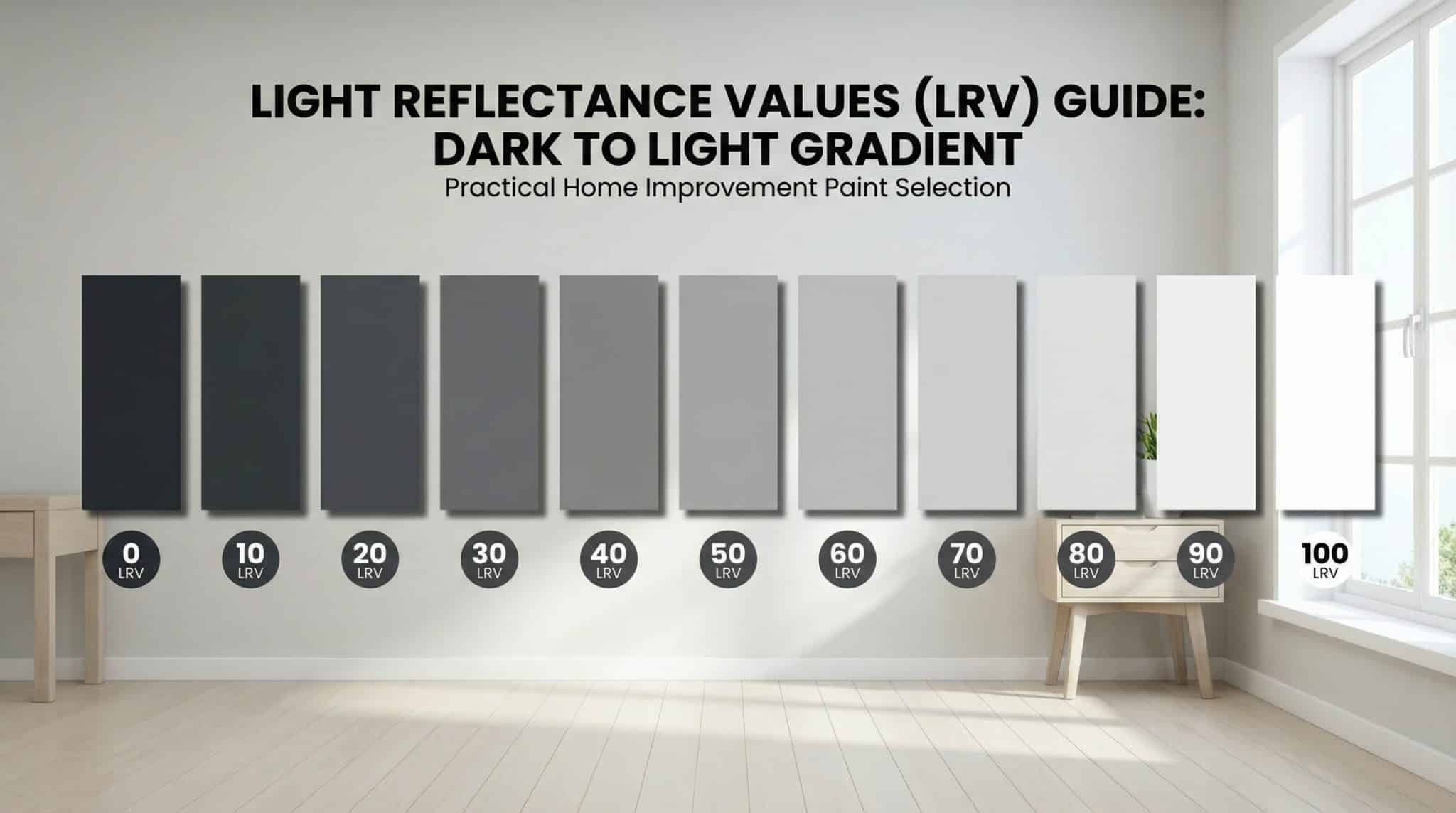 LRV for Paint: Choose Colors That Look Right at Ho...