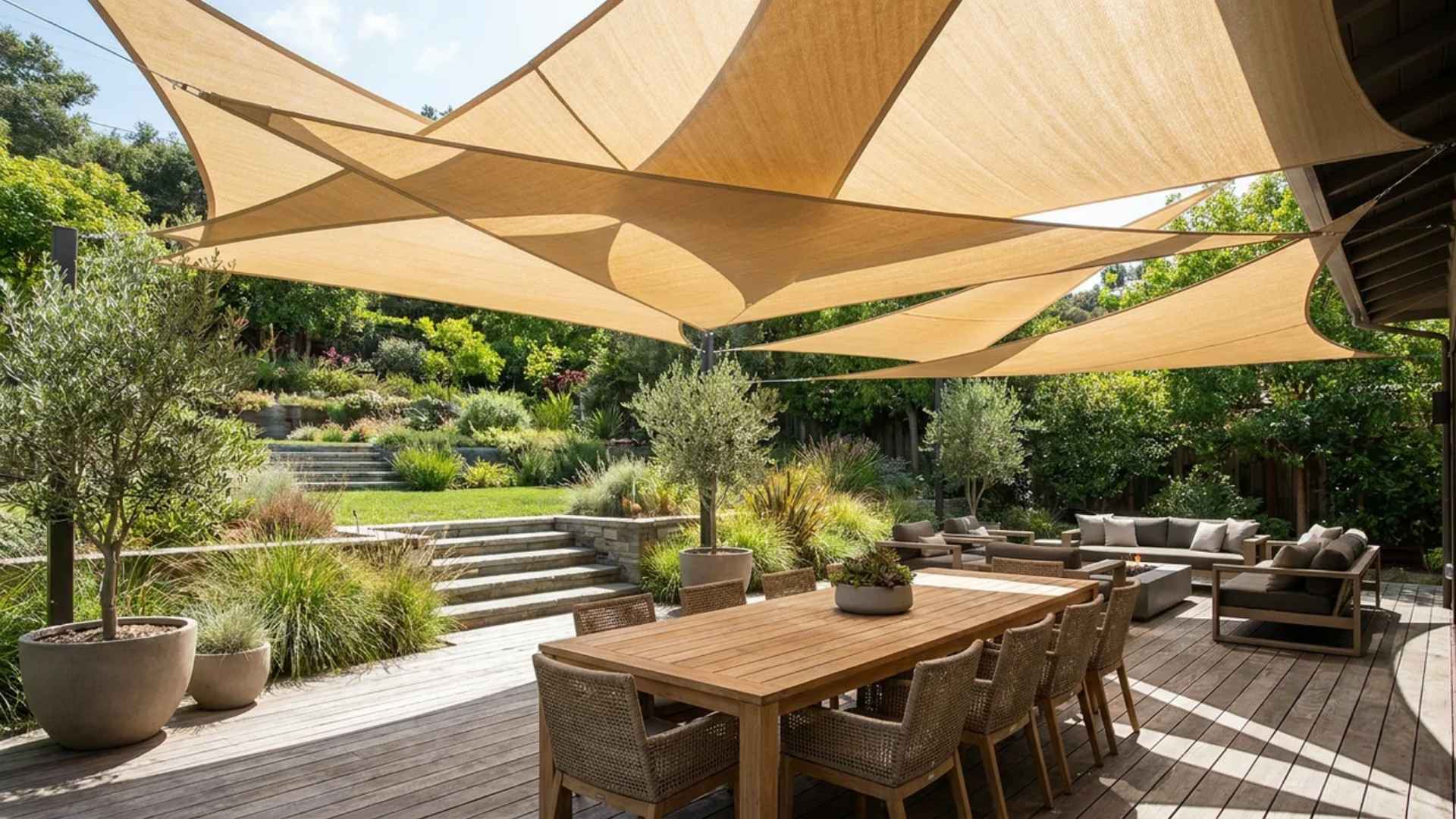 Sail Shade Cluster