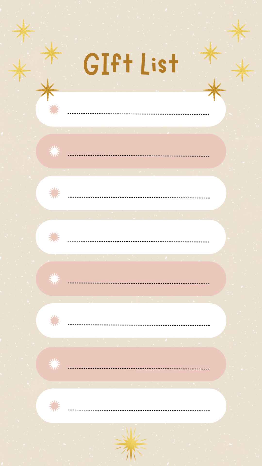 list style reading tracker page with pink background and columns for day level title pages and rating