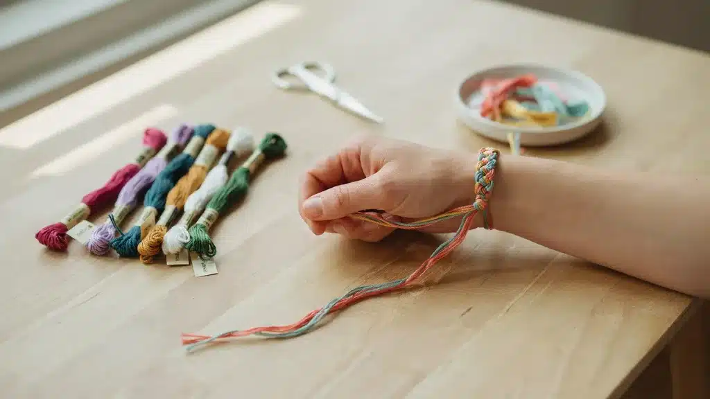 how to tie a friendship bracelet
