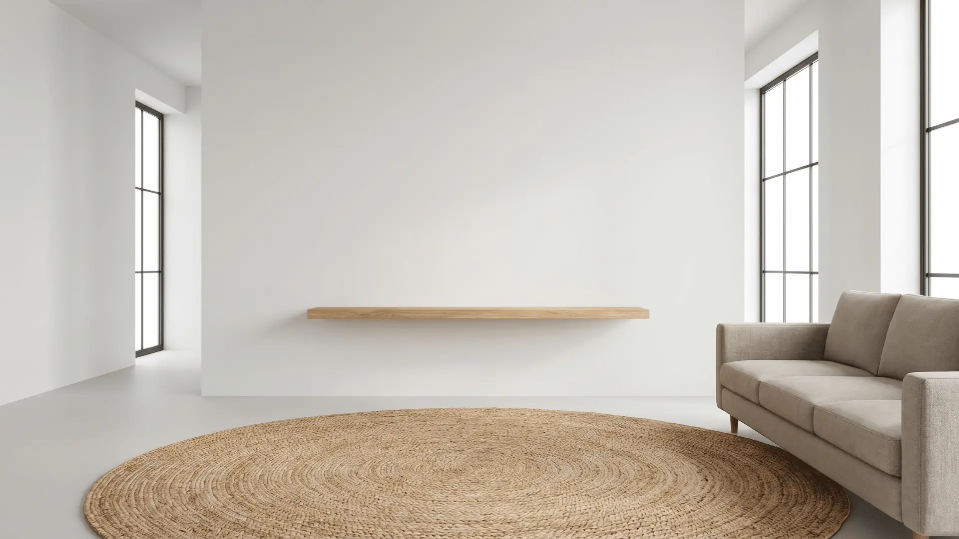 Room gradually decorated in layers, each addition enhancing visual flow.